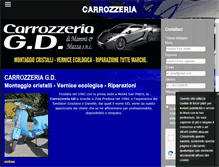 Tablet Screenshot of carrozzeriagd.com